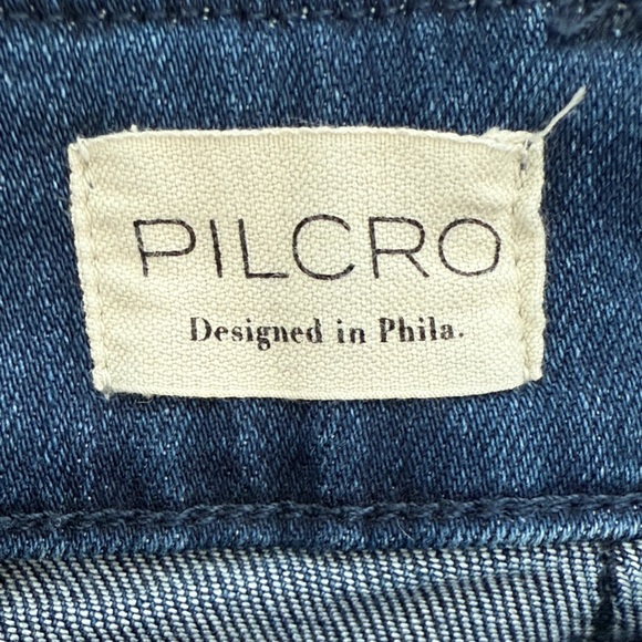 Pilcro Dark Blue Flare Jeans - Picture 2 of 9